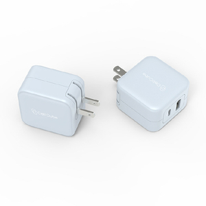 CellCube 2ポートUSB-C Fast Charger(PD20w share) ライトブルー CC-AC04-0511-イメージ3