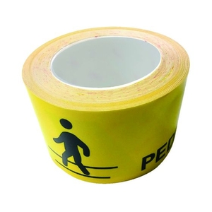 セーフラン安全用品 セーフラン/耐摩耗標識テープ 安全通路 PEDESTRIAN WALKWAY FC936HJ-2069004-イメージ2