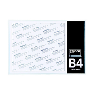 トラスコ 厚口カードケース Ｂ４ TRUSCO　厚口カードケース（硬質タイプ） THCCH-B4-イメージ1