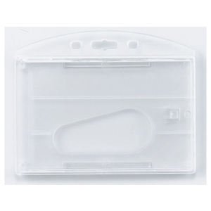 西敬 名札ケースハードタイプ ID用ダブル 10個入 FC14136-N-46-イメージ1