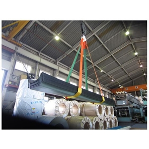 トラスコ中山 TRUSCO ベルトスリング JIS3等級 両端アイ形 100mm×6.0m FC457HP-1186086-イメージ5
