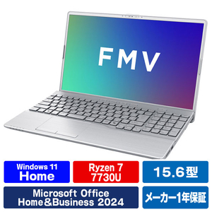 富士通/ 15.6インチ/ Ryzen 7 /メモリ16GB 富士通 FMVA700K3L 15．6型フルHD/Ryzen7/Radeonグラフィックス/メモリ