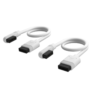 Corsair iCUE LINK Slim Cable 200mm(2本) ホワイト CL9011131WW-イメージ4