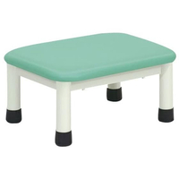 高田ベッド 足踏み台(ミニステップ)ビニルレザーライトグリーン 30cm FCG335E-23-2769-0105