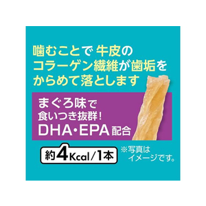ペティオ プラクト ねこちゃんの 歯みがきデンタルガム まぐろ味 12g FCD0821-W13741-イメージ4