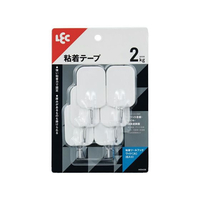 レック 粘着ツ-ルフックワイド(大) 耐荷重2kg 6個入 FC278PC-H00438