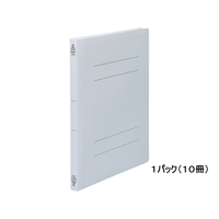 キングジム フラットファイル クイックイン〈PP〉GX A4タテ グレー 10冊 1パック(10冊) F935481-4432GXｸﾚ