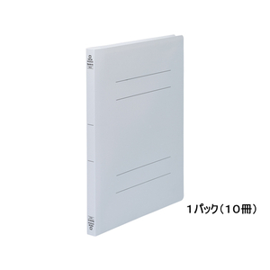 キングジム フラットファイル クイックイン〈PP〉GX A4タテ グレー 10冊 1パック(10冊) F935481-4432GXｸﾚ-イメージ1