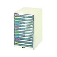 トラスコ中山 B4型レターケース 浅型10段 292411469B4浅型10個アイボリー FC219KK-2782421