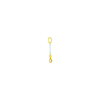 象印チェンブロック チェーンスリング１００（アイタイプ）荷重２．５ｔ 線径１０．０ｍｍＬ１．５ｍ（１－ＭＦＦ－ＢＫＥ－１０） 1-MFF-BKE-10