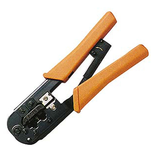 サンワサプライ かしめ工具(ラチェット付き) HT-568R-イメージ1