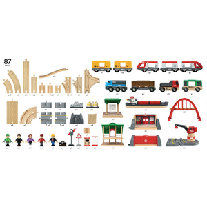 ラベンスバーガージャパン BRIO 33052 レール&ロードデラックスセット ﾌﾞﾘｵﾚ-ﾙｱﾝﾄﾞﾛ-ﾄﾞﾃﾞﾗﾂｸｽｾﾂﾄ-イメージ3