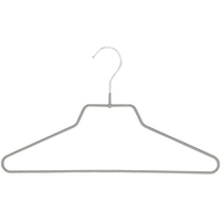 シンコハンガー モノクローゼット ネックシャツハンガー ノンスリップ 5本組 グレー FC728MX