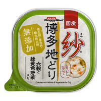 ドギーマンハヤシ 紗 博多地どり 六穀と緑黄色野菜 100g ｻﾔﾊｶﾀｼﾞﾄﾞﾘﾛﾂﾄｸﾘﾖｸｵｳｼﾖｸﾔｻｲ