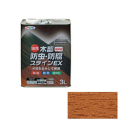 アサヒペン 油性木部防虫防腐ステインEX 3L ライトオーク FC639NV