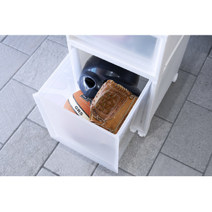 天馬 フィッツケース(2個組 30×20cm) ホワイト×クリア ﾌｲﾂﾂｹ-ｽFC40-3020WHCR2ｺｸﾞﾐ-イメージ10