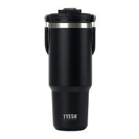 KOTANI金属工業 TYESO ポータブルタンブラー 900ml オニキスブラック KT01-01024-209