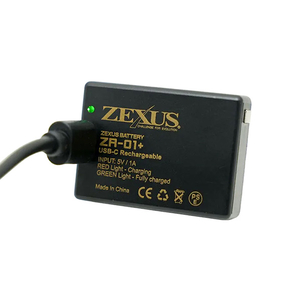 冨士灯器 ZEXUS専用バッテリー ブラック ZR01+-イメージ4