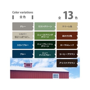 カンペハピオ 油性トタン用 シルバー 14L FCB203N-イメージ6