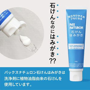 太陽油脂 パックスナチュロン 石けんはみがき 120g FCD181G-イメージ6
