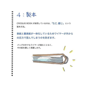 マルマン クロッキーブック M 白クロッキー紙 SM-01 FC240RJ-SM-01-イメージ6