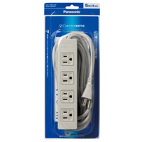 パナソニック OAタップ(4個口・5m) グレー WCH2354HP