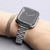 miak Apple Watch 42/41/40/38mm用JUBILEE METAL BAND シルバー SJEMA-W3840SL-イメージ3