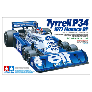 タミヤ 1/20 グランプリコレクション No．53 タイレル P34 1977 モナコ GP ﾀﾐﾔ 20053 ﾀｲﾚﾙP34ﾓﾅｺGP-イメージ2