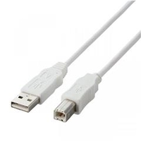 エレコム エコUSBケーブル(A-B) 1．0m ホワイト USB2-ECO10WH