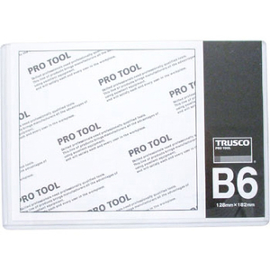 トラスコ 厚口カードケース Ｂ６ TRUSCO　厚口カードケース（硬質タイプ） THCCH-B6-イメージ1