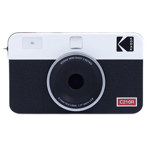 KODAK Kodak 液晶モニター付きインスタントカメラ Mini Shot 2 RETRO ホワイト PMS2R-C210RW-イメージ1