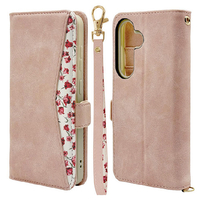 ラスタバナナ Galaxy S24用花柄手帳型ケース ライトピンク 7827GS24BHLPK
