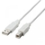 エレコム エコUSBケーブル(A-B) 2．0m ホワイト USB2-ECO20WH-イメージ1