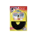 槌屋 屋外用すき間モヘアシール　ブラック　6mm×7mm×2．5m NO6070 BK