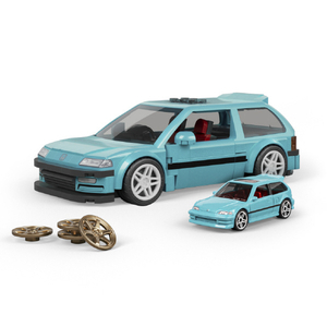 マテル JHF62 マテル ブリックショップ ホットウィール カスタム '90 ホンダ シビック EF シビック EF HWBSｶｽﾀﾑ90ﾎﾝﾀﾞｼﾋﾞﾂｸEF-イメージ2