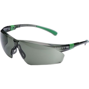 UNIVET Univet/二眼型保護メガネ 506UP ブラック×グリーン グレーレンズ FC618VZ-3800797-イメージ1