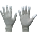 東和コーポレーション 静電気対策手袋 エレポイント L グレー／ホワイトL約1.02215 FC858ES-8290809