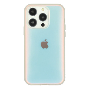 グルマンディーズ iPhone 15 Pro用耐衝撃ケース IIIIFIT CLEAR PREMIUM マットオーロラ IFT-159MAU-イメージ1