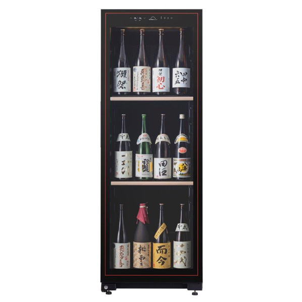 フィラディス 【右開き】ワインセラー(111本収納) フォルスタージャパン カジュアルプラスシリーズ ブラック FJC-310GS(BK) 右開き