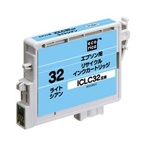 エコリカ リサイクルインクカートリッジ ライトシアン ライトシアン ECI-E32LC エコリカ リサイクルインクカートリッジ ライトシアン ライトシアン ECI-E32LC