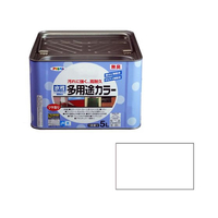 アサヒペン 水性多用途カラー 5L 白 FC625PM