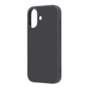 レイ・アウト iPhone 17用ハイブリッドケース maru Pietra / マットブラック RT-P52K6TB/MB-イメージ1