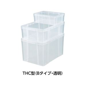 トラスコ中山 THC型コンテナ THC-04B用フタ 透明 透明 FC366GC-3747891-イメージ3