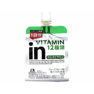 森永製菓 inゼリー マルチビタミン 180g FCC6654-イメージ1