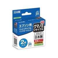 ジット エプソン クマノミ KUI-BK-L ブラック リサイクルインク 2コP FCD647P-JIT-EKUIBL2P