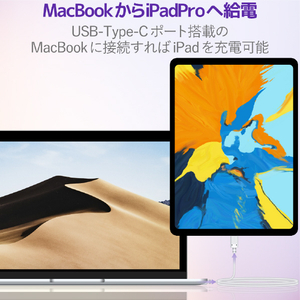 エレコム USB2．0ケーブル(C-C、PD対応) 1．5m ホワイト MPA-CC15PNWH-イメージ6
