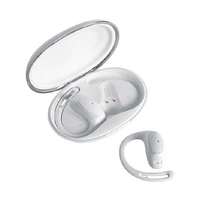 クオリティトラストジャパン Bluetooth5.4 オープンイヤーワイヤレスイヤホン ホワイト QB-082JWH