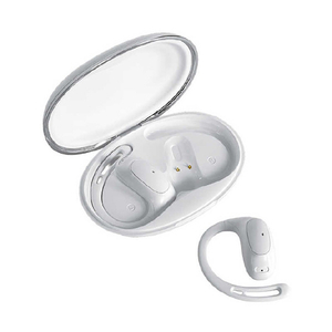 クオリティトラストジャパン Bluetooth5.4 オープンイヤーワイヤレスイヤホン ホワイト QB-082JWH-イメージ1