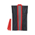アーテック メッシュロングハッピ(ハチマキ付) 黒(赤襟) J FCE442L-19197-イメージ1