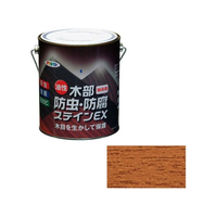アサヒペン 油性木部防虫防腐ステインEX 1.6L ライトオーク FC641NV